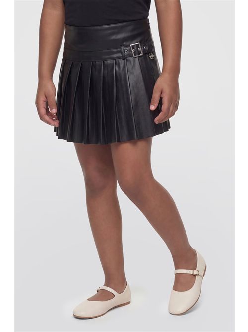 Minigonna plissettata GUESS | J6YD05W2639/JBLK